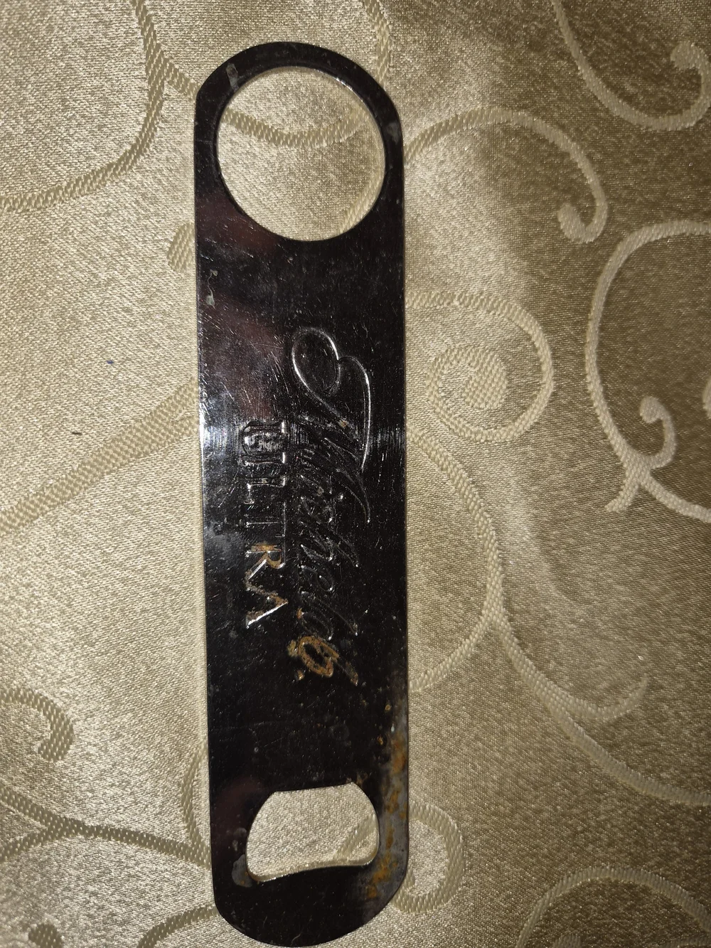 Michelob Ultra Embossed Metal Bottle Opener - Silver Tone